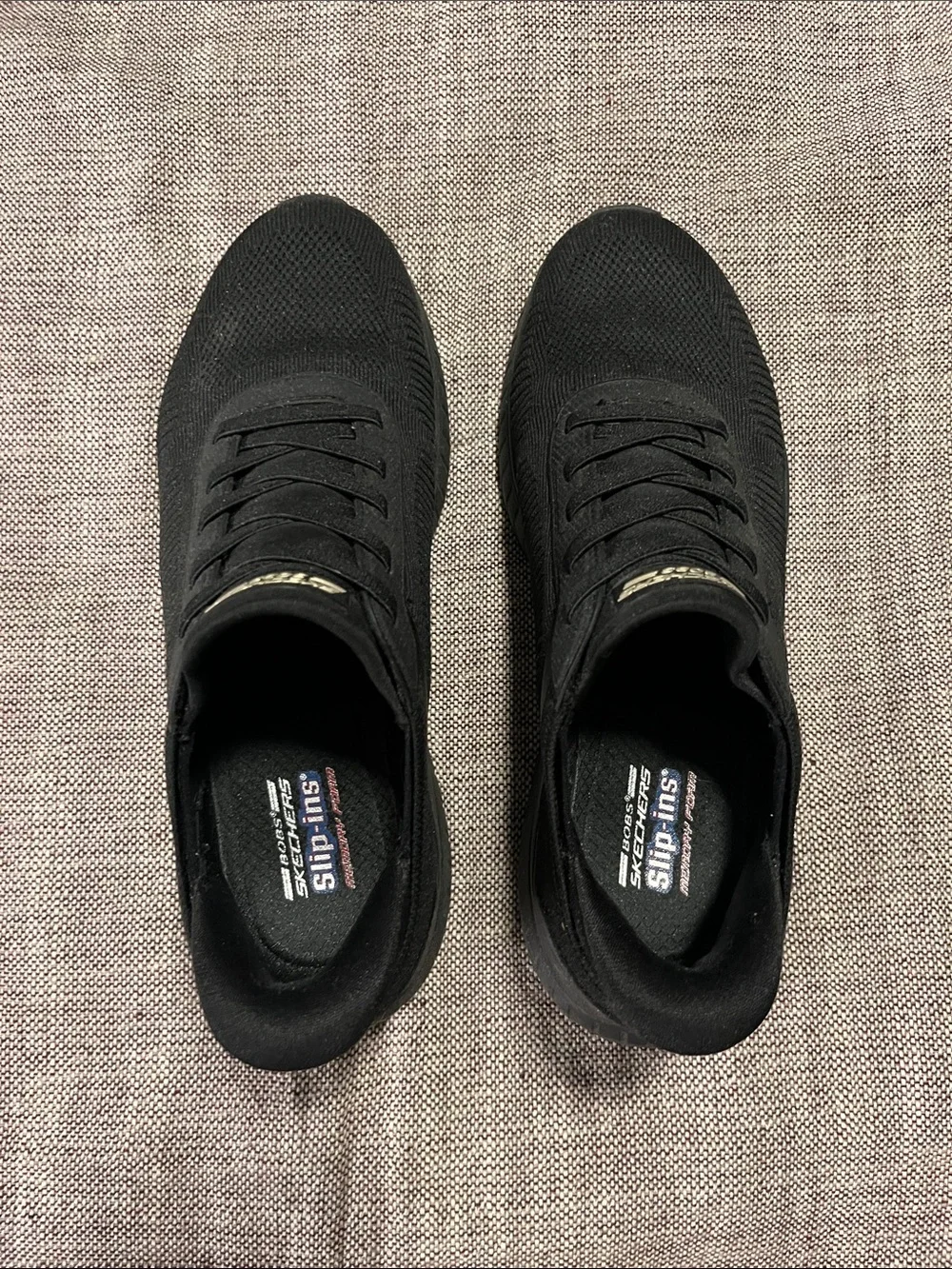 Skechers Women’s Black Slip Ins w/Memory Foam Sneakers